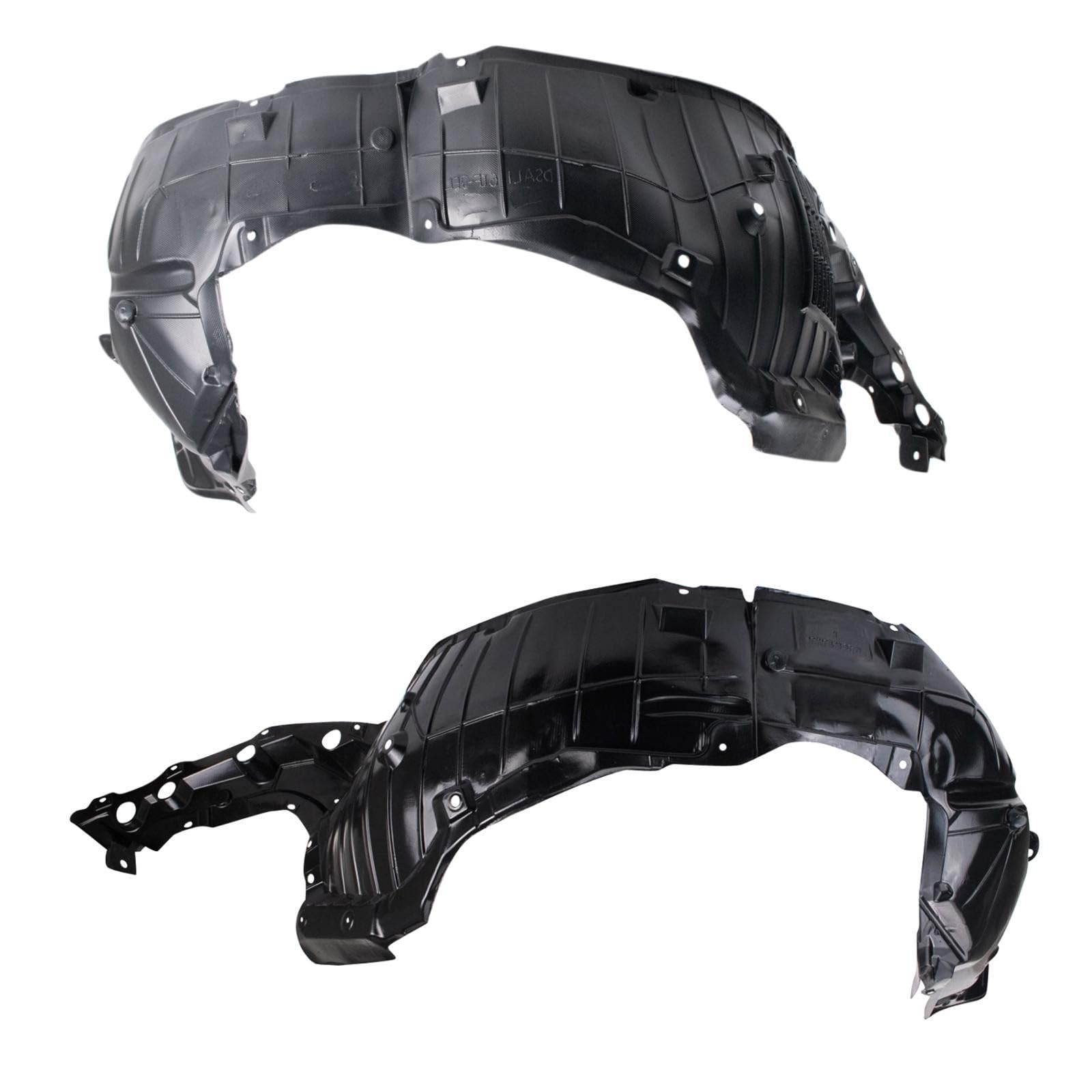 TRQ Front Driver and Passenger Side Inner Fender Liner Set | For 2016-2018 Nissan Altima
