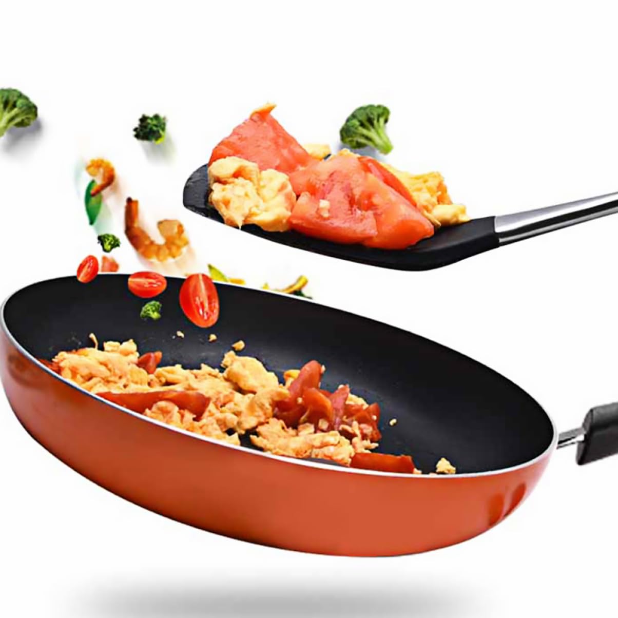 Amosfun 3piezas Espátula De Silicona Mango Inoxidable Herramienta De Cocina Antiadherente Para Pancakes y Utensilios De Cocina Para Uso Doméstico y Profesional