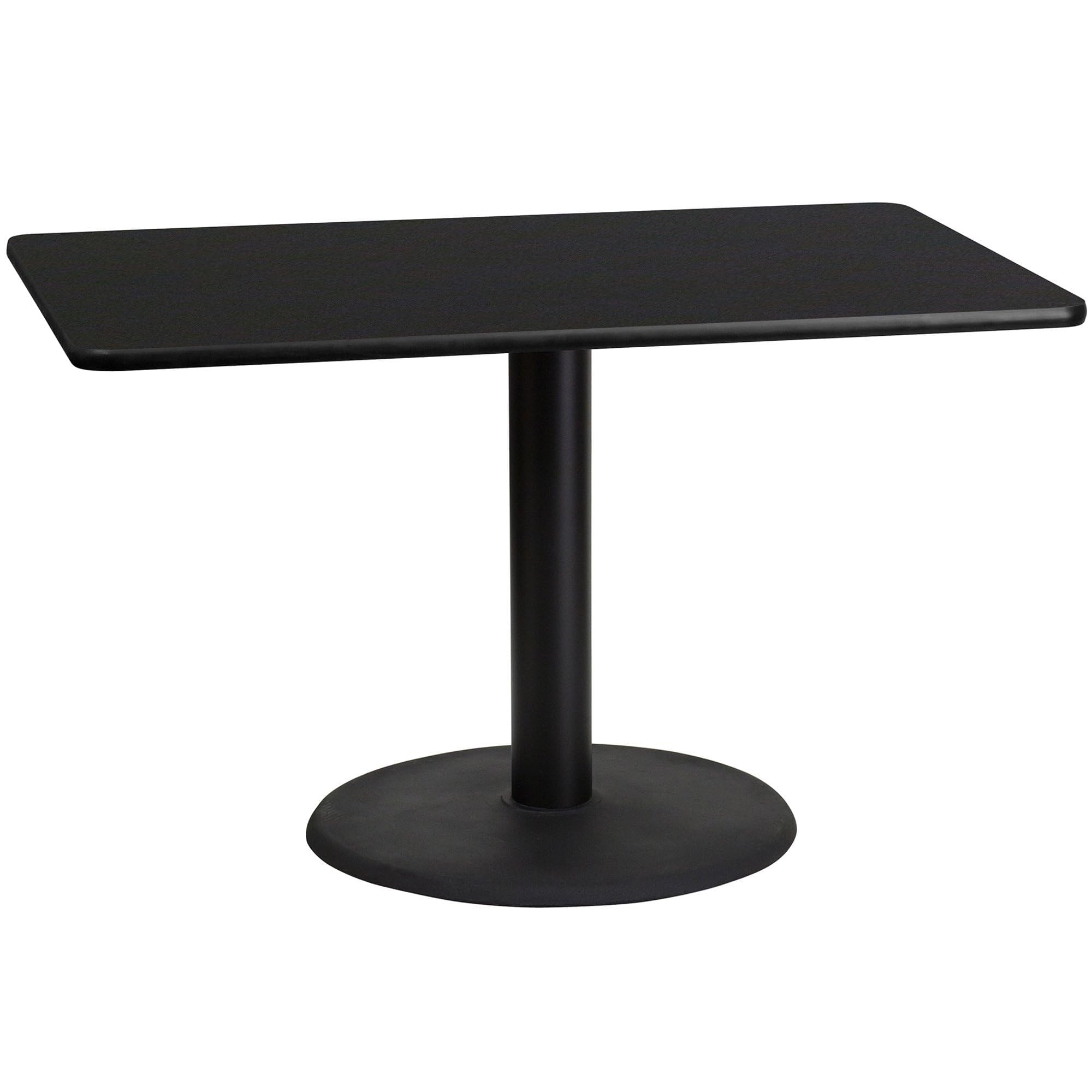 Photo 1 of ****TABLE TOP ONLY ***** Flash Furniture 30'' x 48'' Rectangular Black Laminate Table Top
