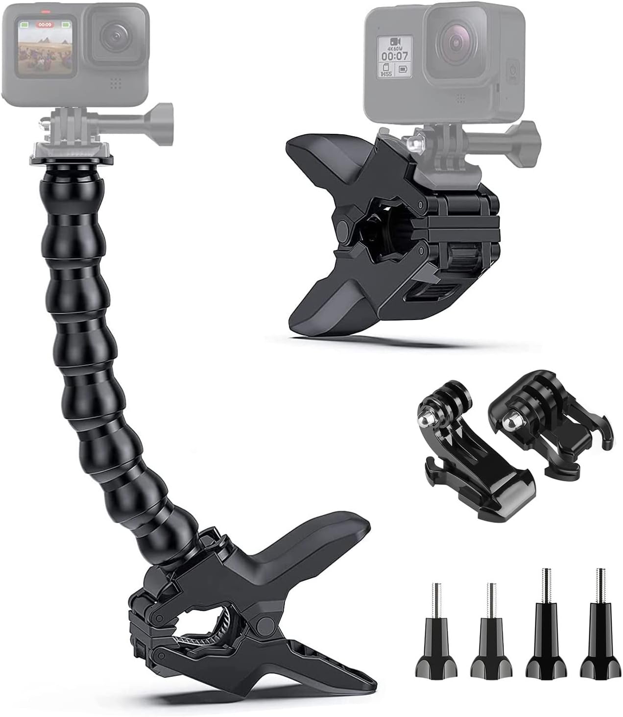 GoPro Jaws Flex Clamp (All GoPro Cameras) Official GoPro Mount Professional