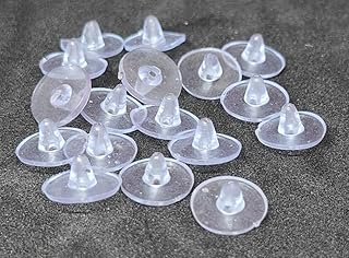Mertia Jewels (200 Pcs Approx) Extra Soft Extra Premium Earring Stoppers/Earring Stoppers Silicone/Back Earring Stoppers/Rubber Earring Stoppers/Earring Stopper Backs/Earring Backs for Droopy Ears.
