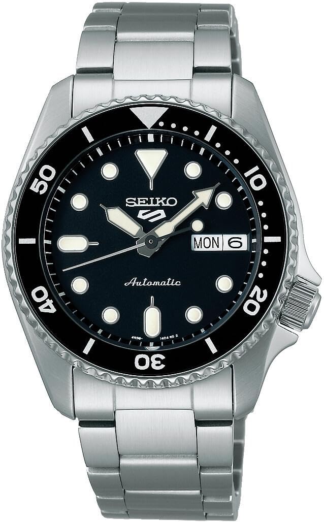 Seiko Stainless Steel Analogue Black Dial Men Watch-Srpk29K1, Bandcolor-Silver-picture-56