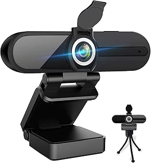 4K Webcam with Microphone,8 Megapixel Web Cam,Ultra HD Web Camera for Computers,Webcam for Laptop Desktop,USB Webcam withwith Mini Tripod,Privacy Shutter,Pro Streaming Webcam for Video Calling.