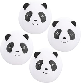 COOLHIYA 4 peças de jogo de arremesso, saco de feijão de jogar, saco de feijão, sacos de feijão para crianças, brinquedos de animais de brinquedo, panda, brinquedos externos, brinquedos para crianças, partículas de espuma, desenhos animados, suprimentos para jogos infantis
