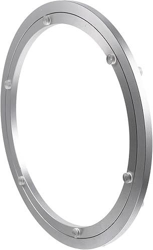GANAZONO Mesa giratoria Mesa de comedor Accesorios de escritorio Tocadiscos redondos Giratorios Rodamiento giratorio redondo para rotar Estante de
