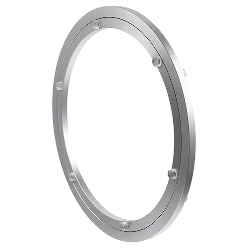 GANAZONO Mesa giratoria Mesa de comedor Accesorios de escritorio Tocadiscos redondos Giratorios Rodamiento giratorio redondo para rotar Estante de