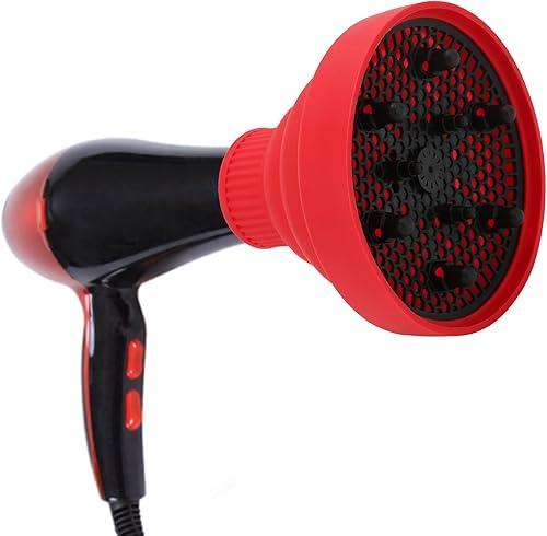 Miniatura 7 de Difusor de secador de pelo, difusor universal para secador de pelo, difusor profesional de secado de pelo plegable portátil de viaje, accesorio