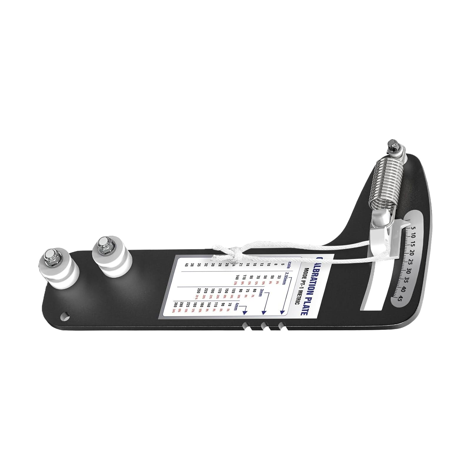 Segelboot Takelage Spannungsmesser, Drahtseil Spannungsmessgerät aus Aluminiumlegierung, Kabel Spannungsmesser für Takelage Werkzeug, Seilspannung Messgerät für Segel Zubehör, Schwarz