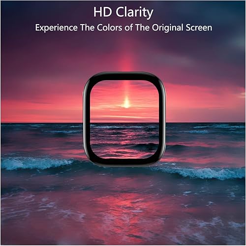 Miniatura 6 de Protector de pantalla para Amazfit GTS 4 Mini Smartwatch, HD transparente, antiarañazos, antihuellas dactilares, compatible con Amazfit GTS 4 Mini