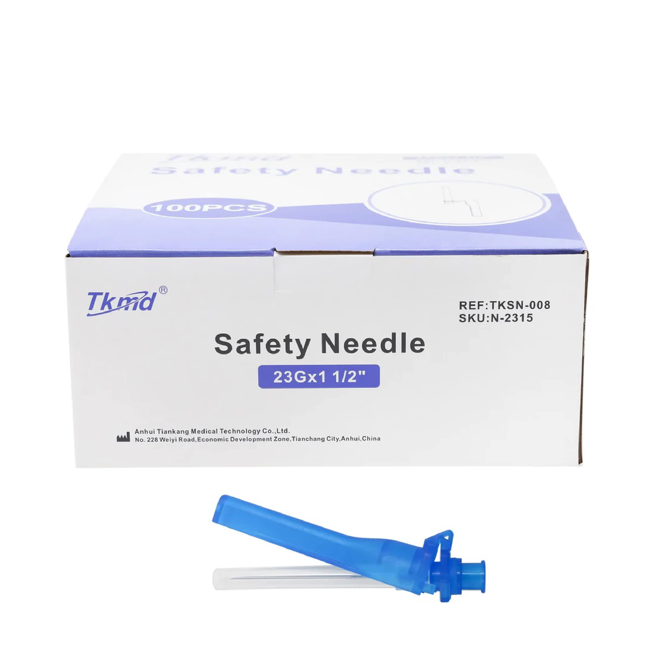 Amazon.com: TKMD 23G x 1.5” Safety Needles, Individually Wrapped