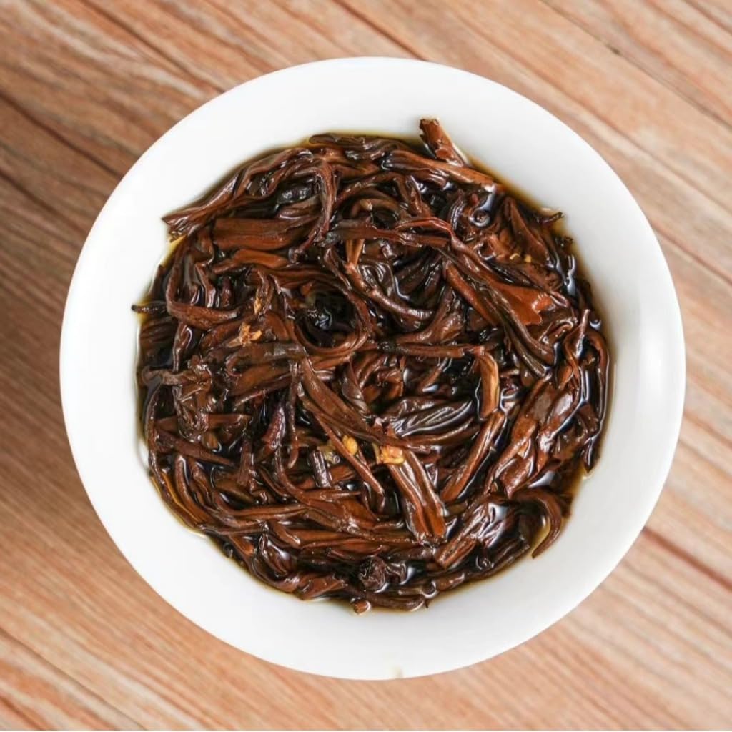 Té Negro Yunnan Dianhong | Té Negro Con Osmanthus | Aroma Floral, Láminas Finas | Envase Individual | Té Portátil (500G / 17,64 oz)