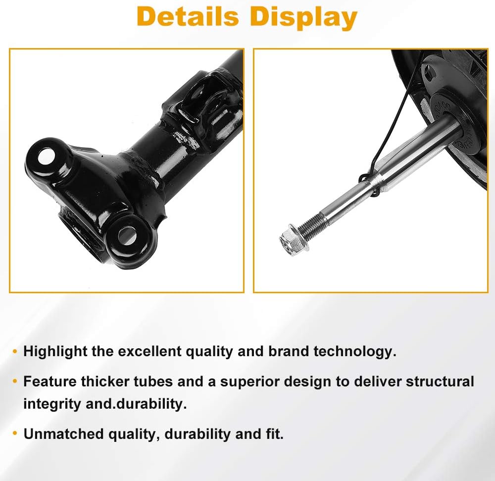 ROADFAR 2x Front Struts Shocks Fit for 2002-2006 2007 for Mercedes-for Benz C230,2001-2005 for Mercedes-for Benz C240,2006-2007 for Mercedes-for Benz C280,2001-2005 for Mercedes-for Benz C320