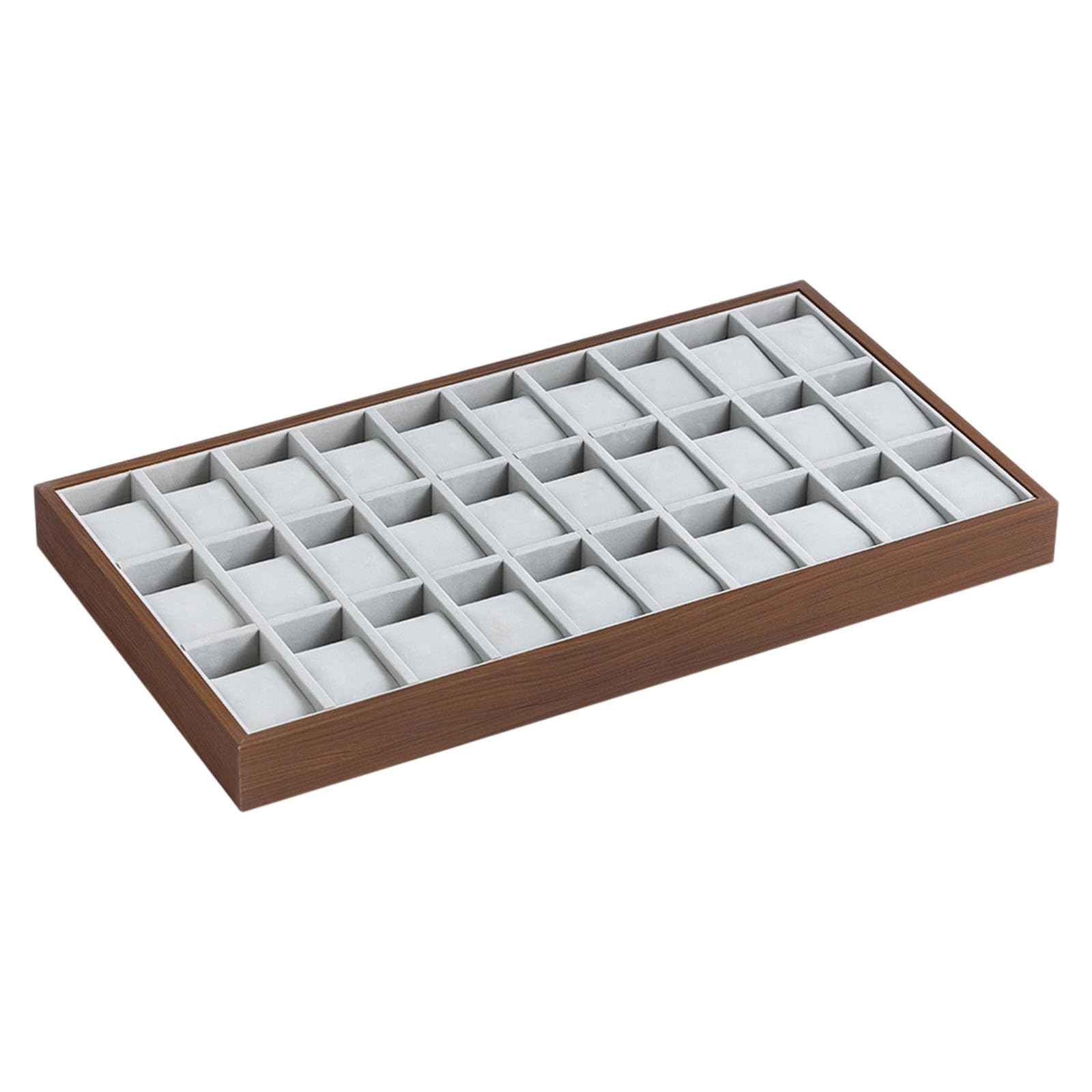carotoe Stylish Black Walnuts Watch Storage Tray for Timepieces Elegant Jewelry Organizers Peanut Wood Watch Display Tray