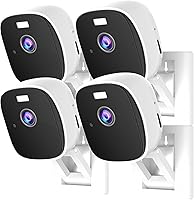 Vista 1 de 4PCs Indoor Security Camera Wireless, 4MP HD WiFi Home Security Camera with Magnetic Mount, Window Camera for Indoor Use, AI Motion Detection, 24/7
