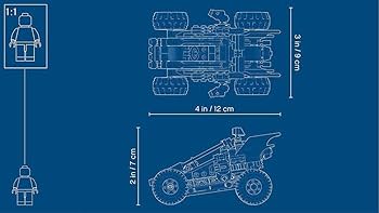 LEGO BATMAN MOVIE DC The Bat-Dune Buggy 70918 Building Kit (198