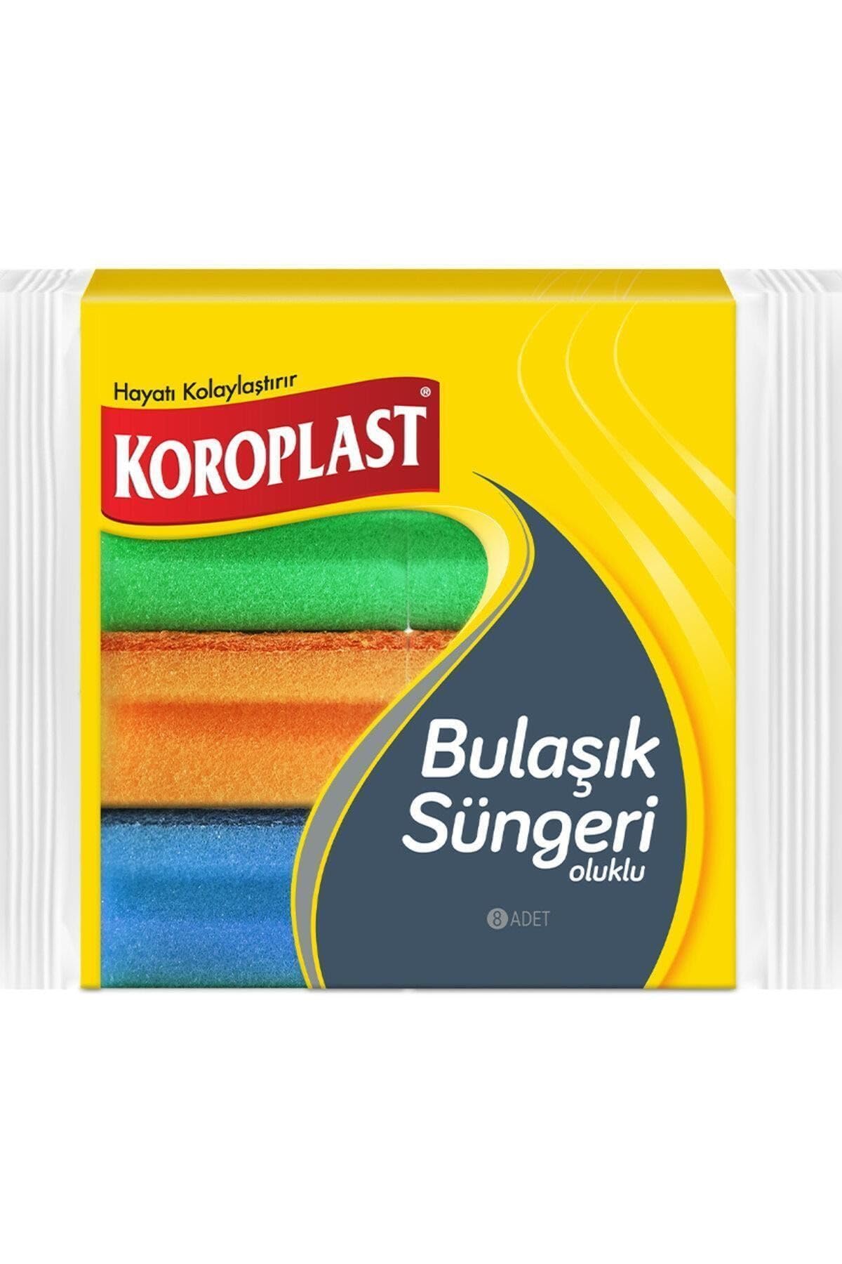Koroplast Klasik Oluklu Sünger 8'Li