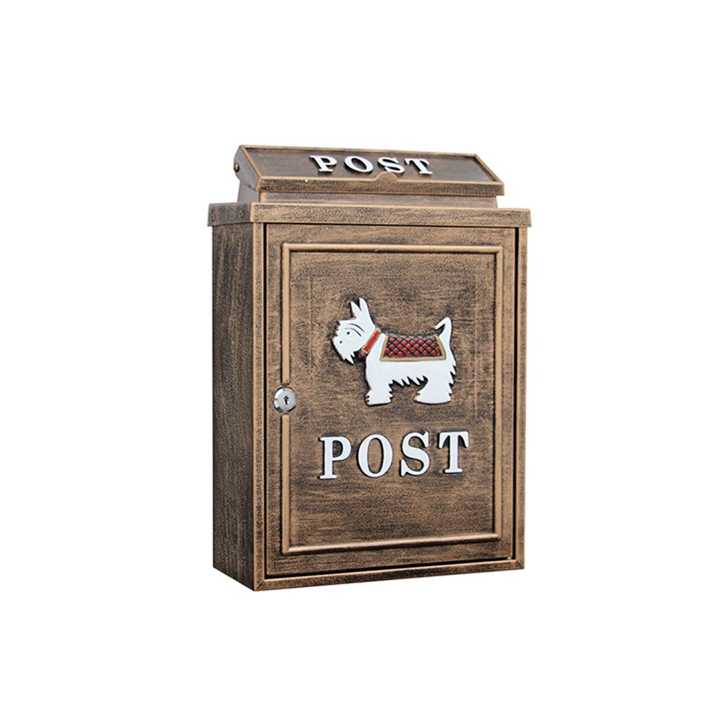Europäischer Briefkasten für den Außenbereich, wasserdicht, Villa Wandbehang, Garten, kreativer Briefkasten