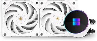 Thermalright Frozen Magic 240 Scenic V2 Water Cooling CPU Cooler, 240 White Cooling Row Specification, 2×120mm PWM Fan, S-FDB V2.0 Bearing, Suitable for AMD/AM4, Intel LGA1700/1150/1151/1200/2066