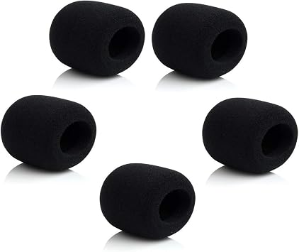 Bolymic 5 Pack Sm58 Foam Microphone mic Windscreen Cover for Sm58 Bet58a Vocal mic