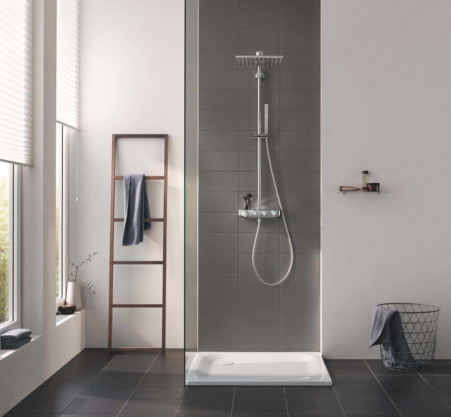 Grohe Sistema Doccia Euphoria SmartControl 310 Cube con Miscelatore Termostatico, Cromo, Soffione 310 mm 26508000