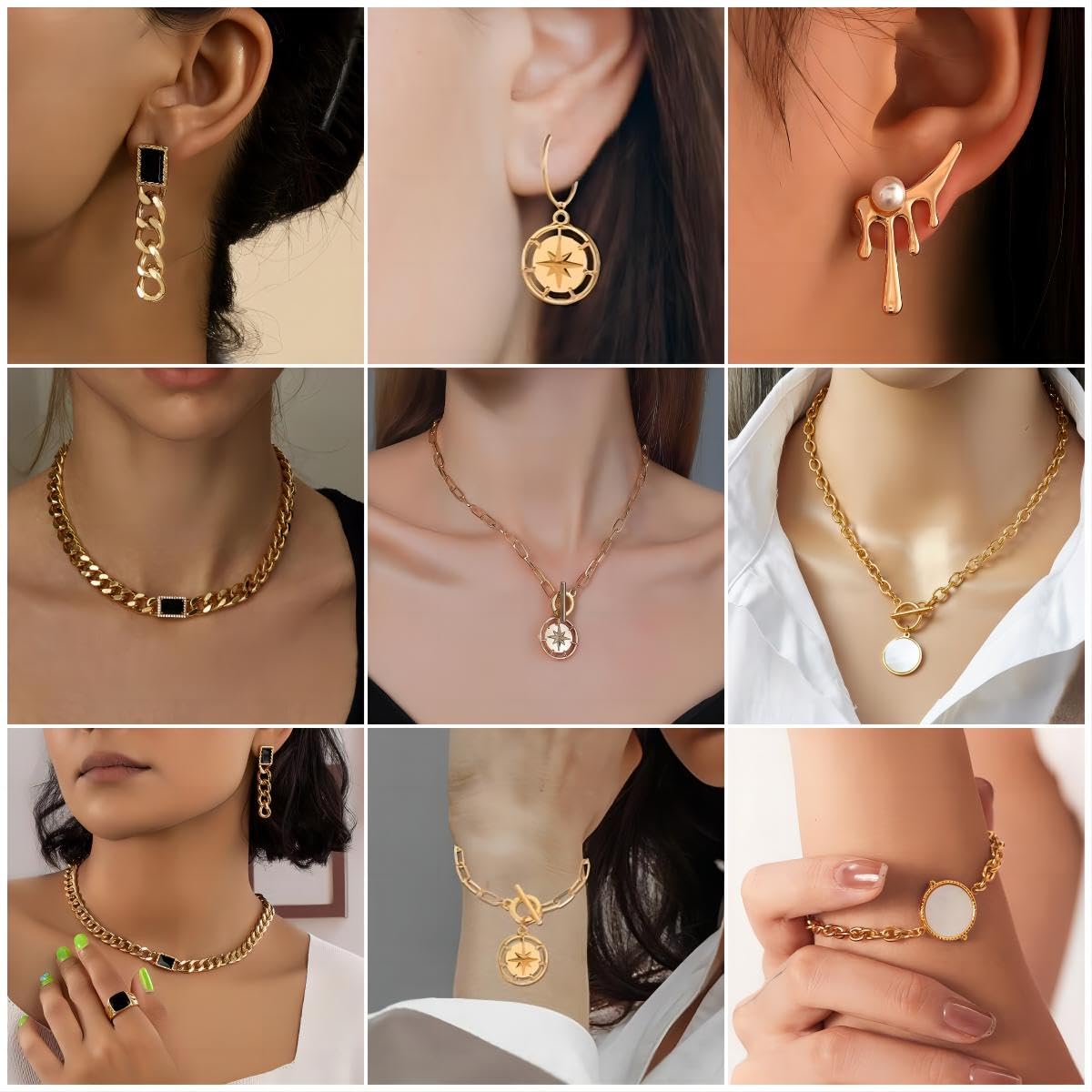 Calendrier De L’Avent 2024 Bijoux – 24 Surprises Élégantes : Colliers, Bracelets, Boucles D’Oreilles & Bagues Pour Femme