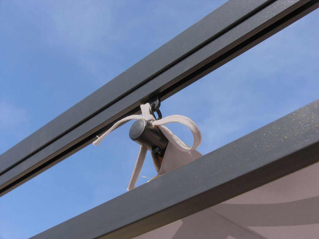 QUICK STAR Toit de Rechange pour pavillon Gris 3 x 3 m