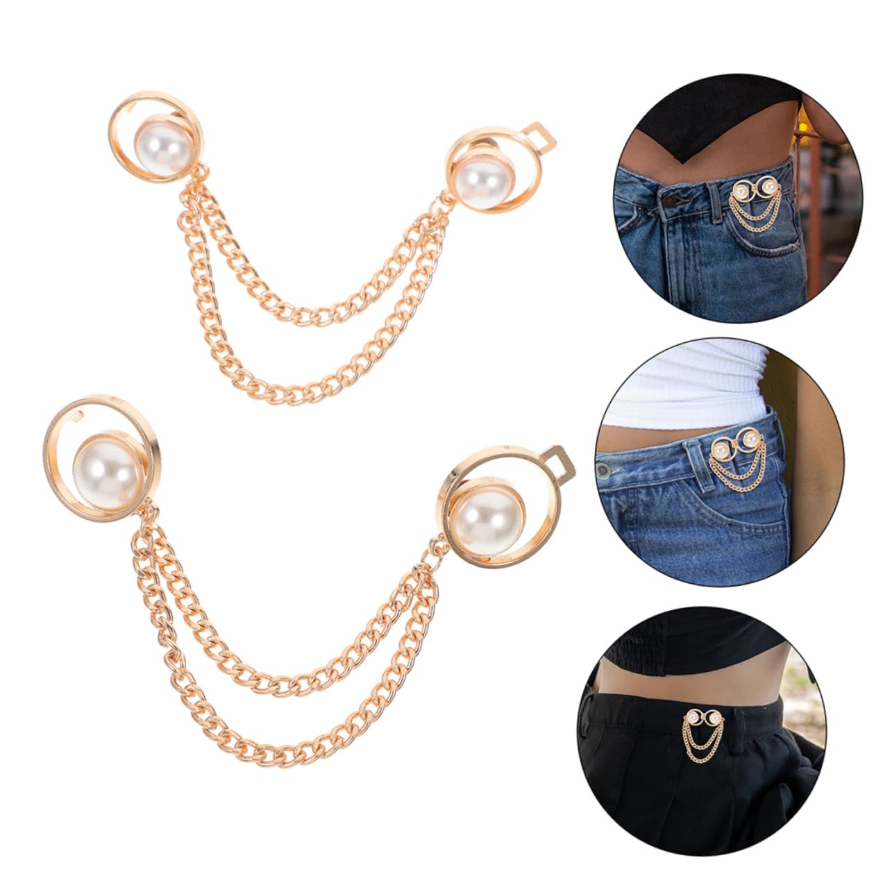 20piezas Clips Ajustables Para Cintura De Jeans Botones Sin Daño Para La De Pantalones Sujetadores De Cintura Para Ropa y