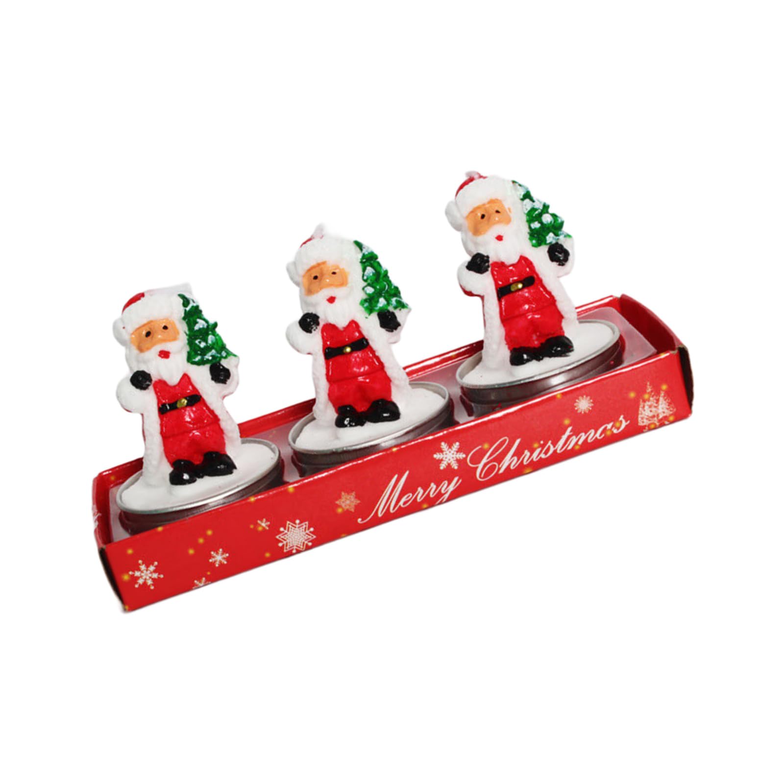 Delicate Santa Clauses Santas Hat Christmas Tealight Christmas Decorations for Wedding Home Party Delicate Santa Hat