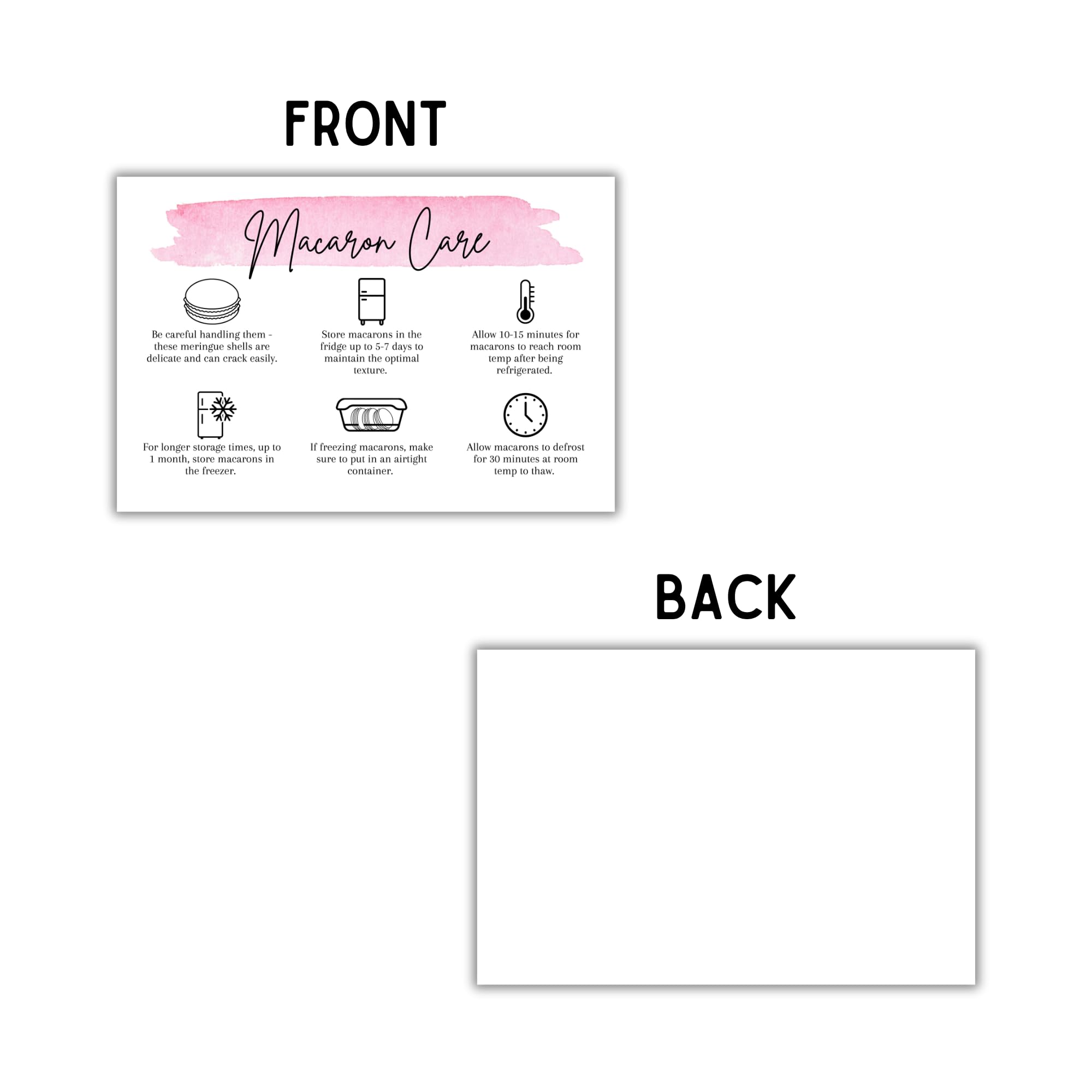 Body Butter Care Cards – 50 Pack Business Size With Instructions | For Handmade Sellers & Small Businesses - View #4