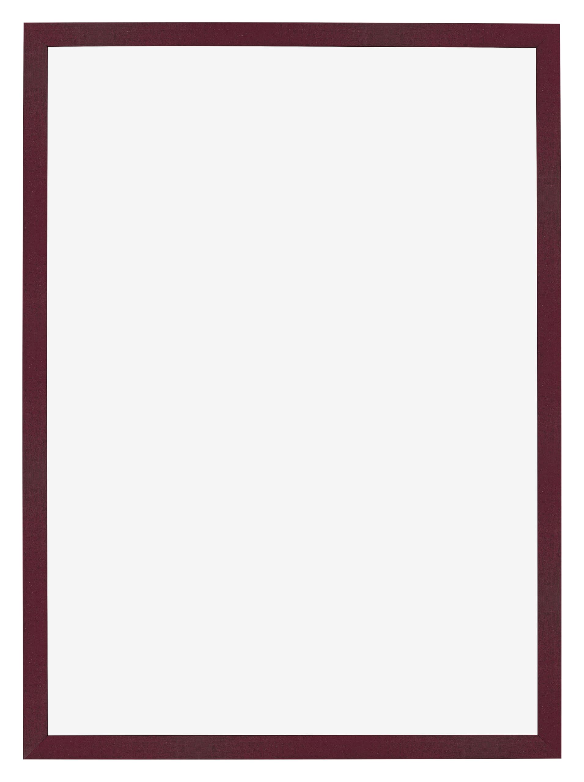 Dutch Frame Factory - Picture frame 59x84 cm - Wine Red Swept - MDF Picture frame with Antireflex Acrylic glass - Photo frame 59x84 cm - Benno