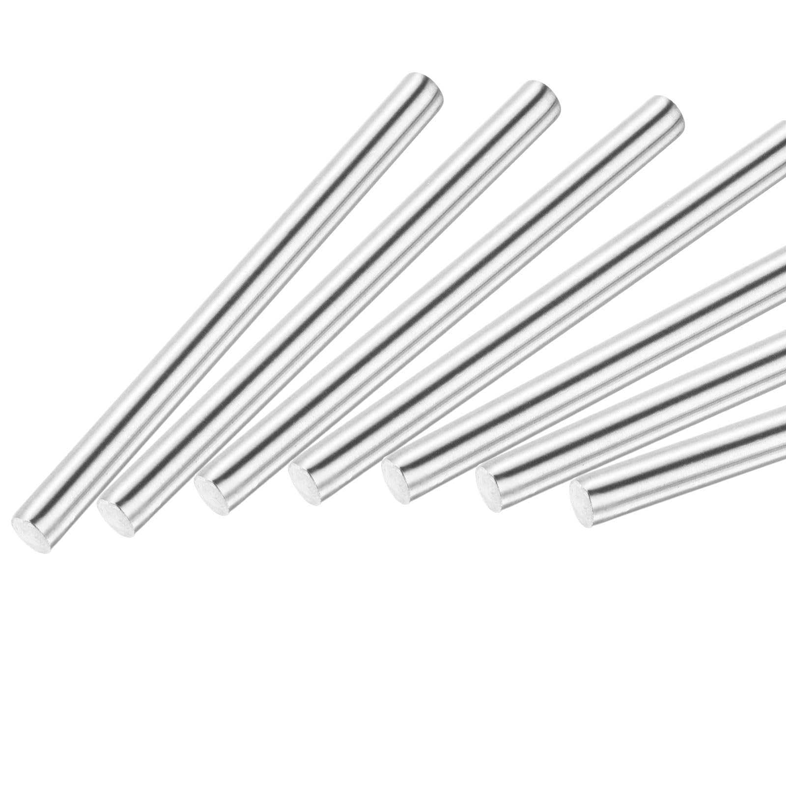 Asta Tonda in Acciaio Inossidabile 304 8mm x 100mm 20pz per Progetti Fai da Te