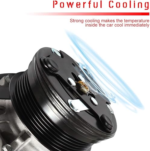 Miniatura 10 de cciyu Compresor de aire acondicionado apto para Honda para Accord 2.4L 2013-2017 CO 29137C AC Pump