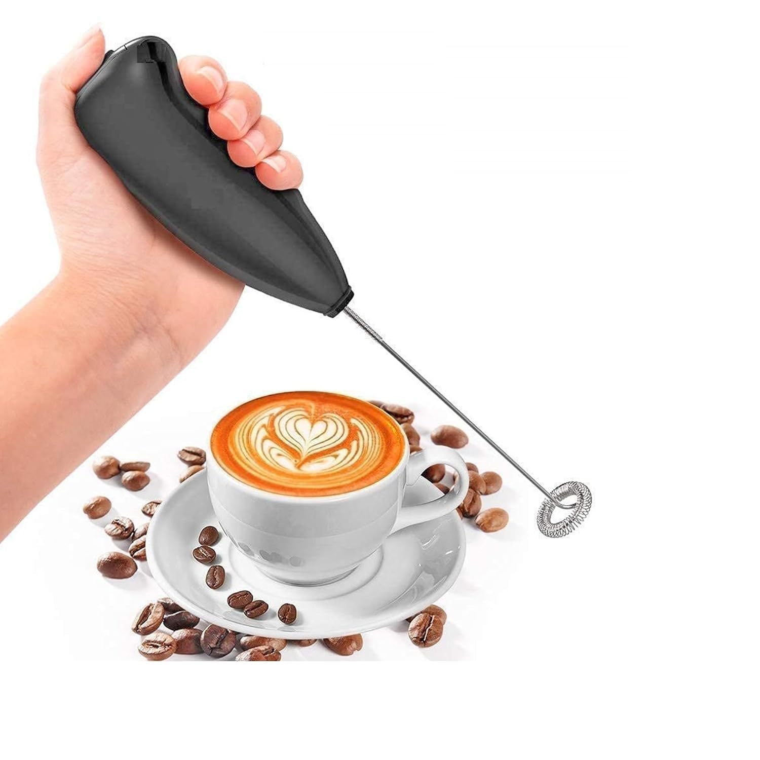 RAIYARAJ Stainless Steel Mini Hand Blender for Kitchen Foam Maker, 50W Hand Blender (Multicolor)-image-34
