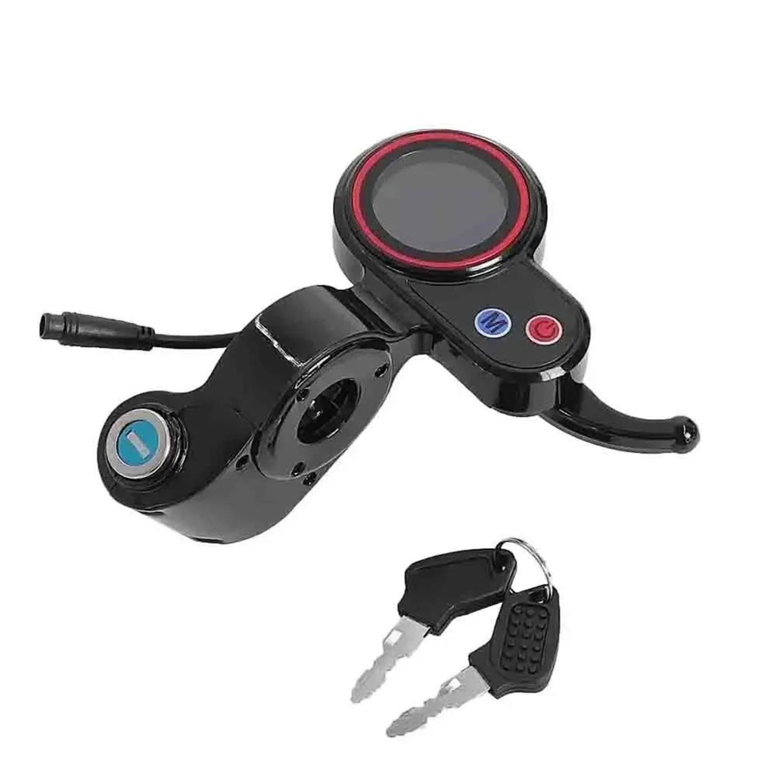 Écran LCD for Hi-tway H5 Kickscooter, Affichage à 6 Broches avec Accessoires d'instruments de Verrouillage, pièce de Tableau de Bord for Scooter électrique