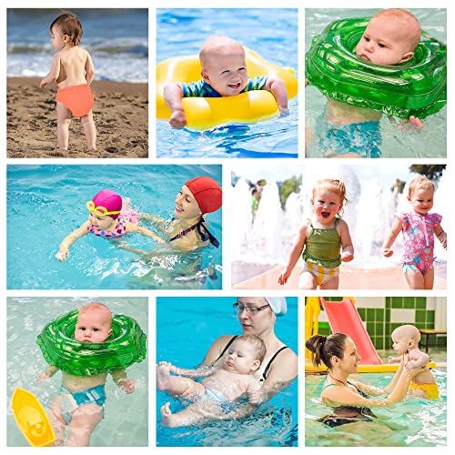 Uttpll Toddler-Reusable-Diapers-Washable-Swimming Pool Pants Infant Snap Swim Diaper Unisex Baby Boy Girl Waterproof Underwear Shower Gifts Rose Orange 12-18 Months #TOP6