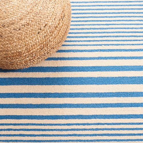 Image of Hand Tufted Wool Carpets Anti Shedding Rug Modern Carpets for Living Room Size 8x11 Feet