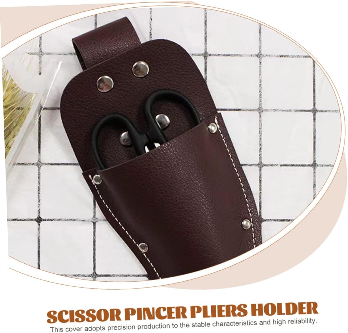 4 Pcs Pruning Shears Leather Case Scissors Pruning Shears Cover Pincer Pliers Holder Scissor Tip