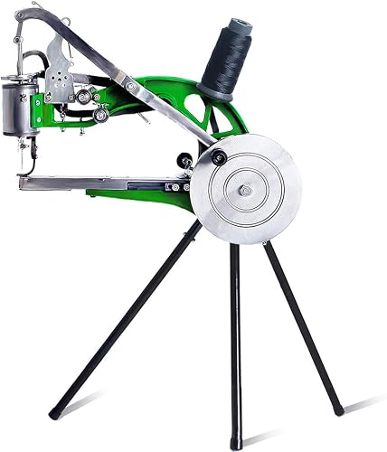 Máquina de coser manual de cuero para zapatos de mano, reparación de costura de zapatero, máquina de reparación de reparación de parchero, línea de