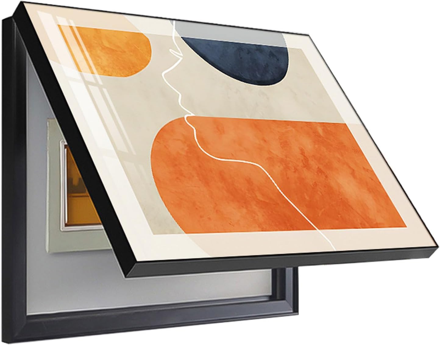 Copri Contatore Elettrico Interno, Copertura Decorativa per Quadro Elettrico, Arredamento Murale per Domestici e Commerciali,F,40 * 30cm