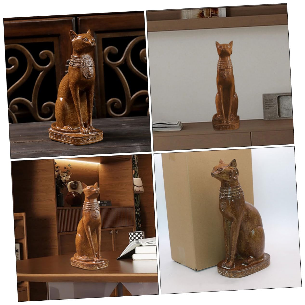 Amazon.co.jp: Ciieeo エジプト猫の飾り エジプトの女神像 エジプトの
