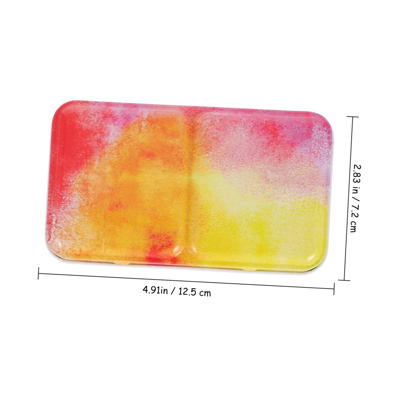 2ensembles Palette De Peinture Vierge avec Compartiments Ensemble De Boîte De Rangement pour Peinture Aquarelle Et Huile pour Artistes Déplacement Et Créatifs