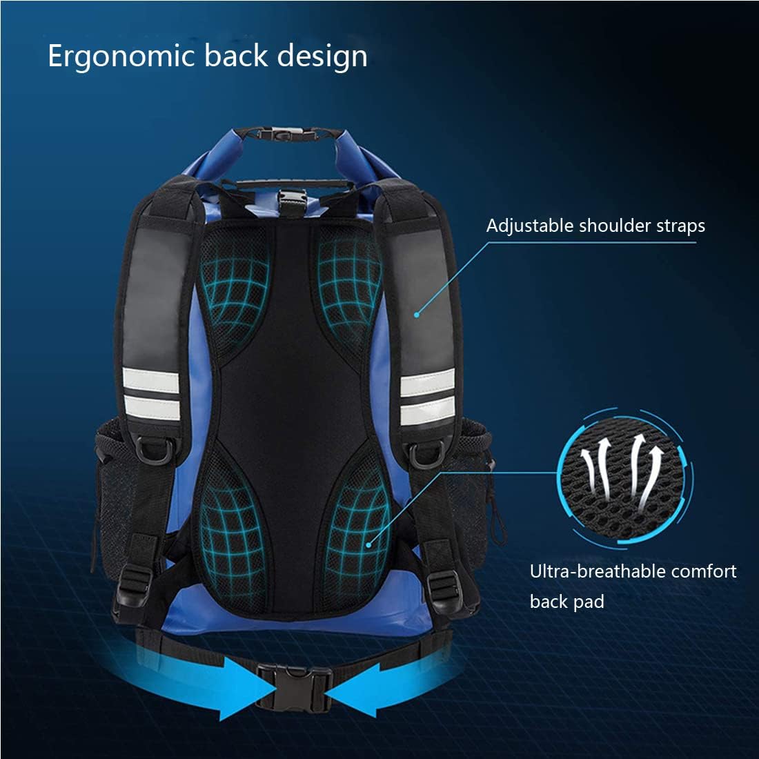 20L,40L,50L,Waterproof Gym Bag,Travel Pack Bag For Kayaking,Beach,Surfing,Rafting,Fishing,Camping Overnight.