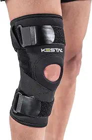 Joelheira Articulada Com Cintas Cruzadas Ortopédica Kestal Ksn038 (GG)