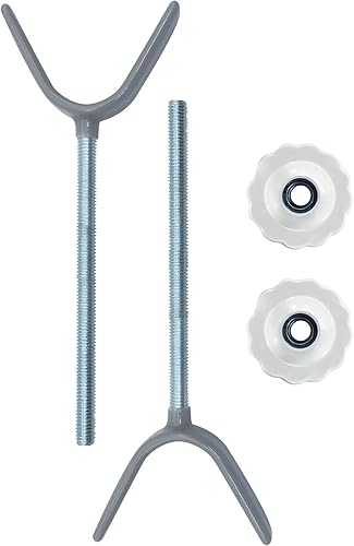 Miniatura 7 de Adaptador de barandilla para puerta de bebé, varillas de husillo en Y, M8 (0.315 pulgadas) para puertas de escalera de seguridad para bebés y