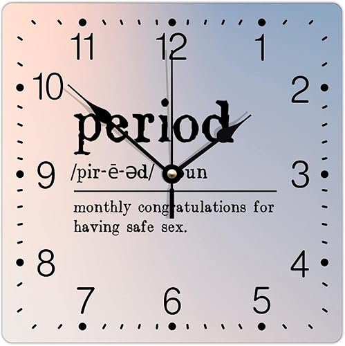 Miniatura 29 de Definición de recursos humanos Reloj de PVC con refranes inspiradores, números cuadrados, tipografía, impresión de poste de 12 pulgadas, silencioso