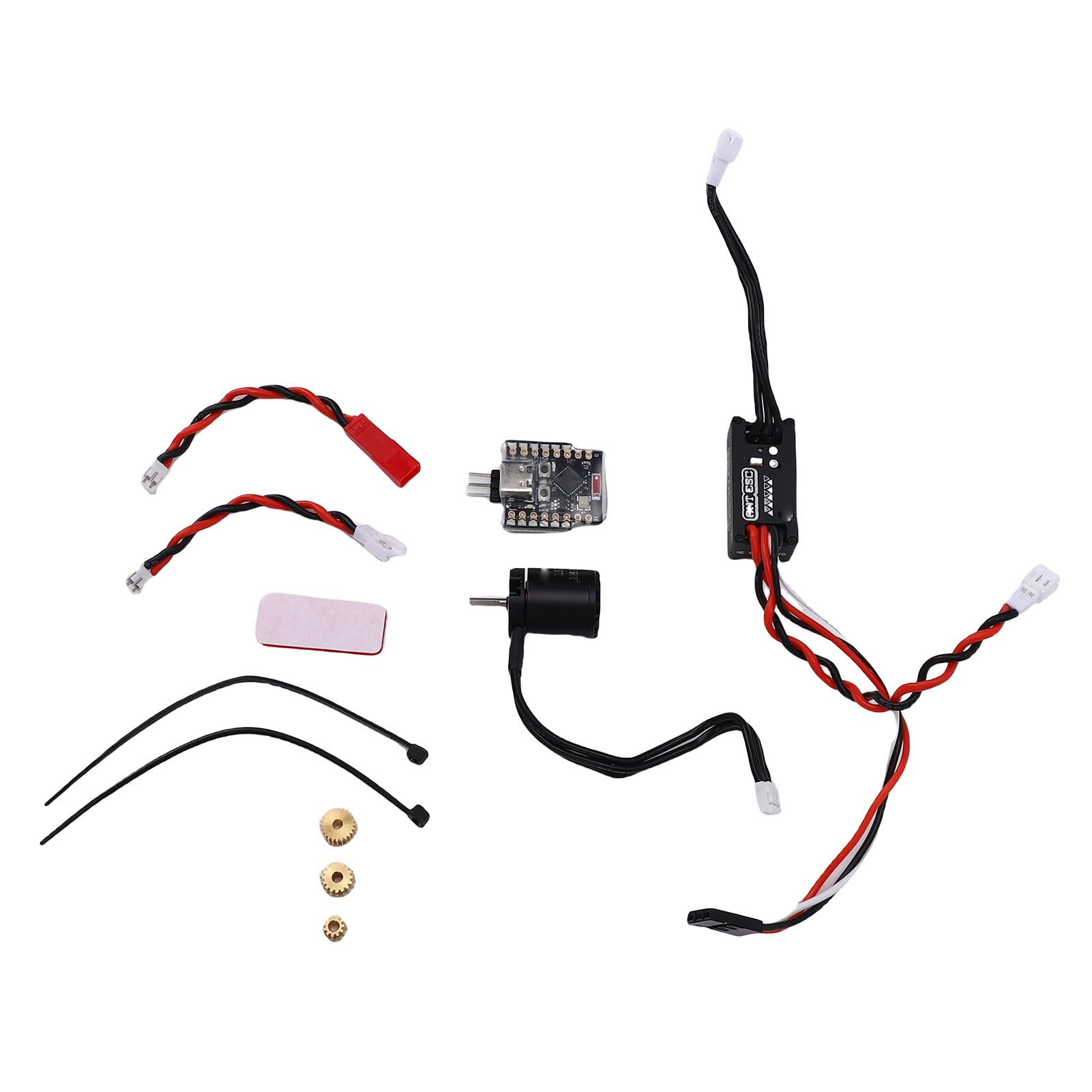 Motor RC ESC Combo 50A 2-3S controlador de velocidad eléctrico y juego de Motor 1520 con adaptador de enlace WiFi para coche trepador de control remoto 1/12 1/16 1/18 1/24