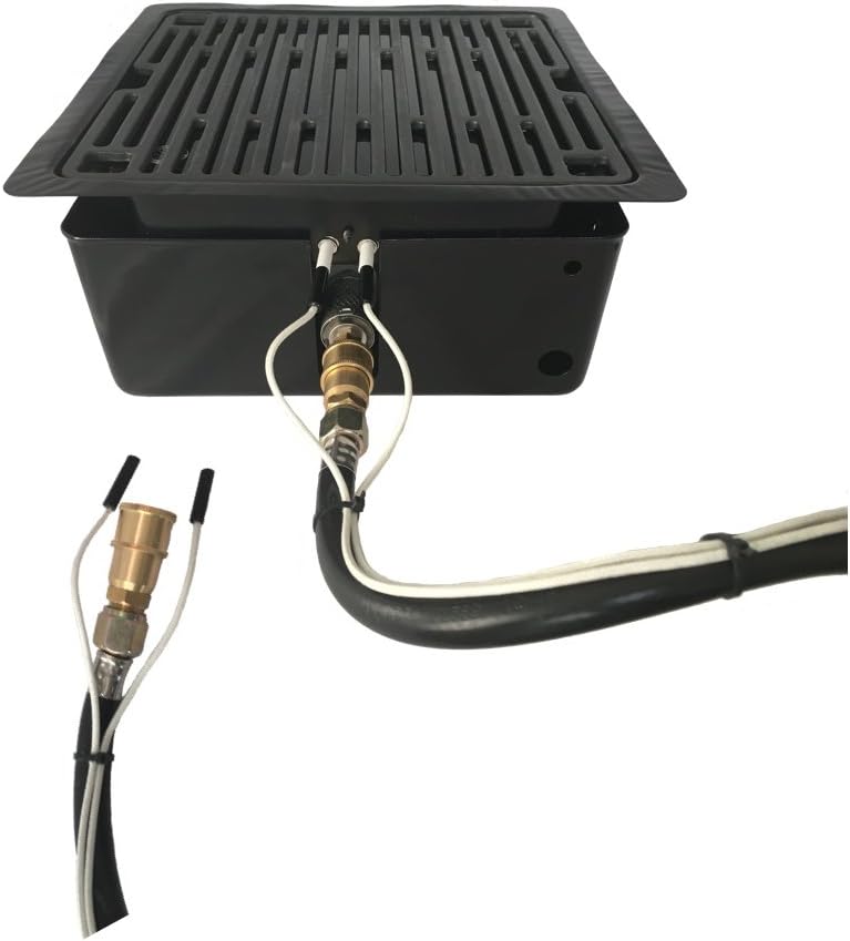 Korean BBQ Table Grill | Korean BBQ | Raclette Style Outdoor Patio Table | Infrared Propane Grill | Fire Pit table | *No Tile Included*