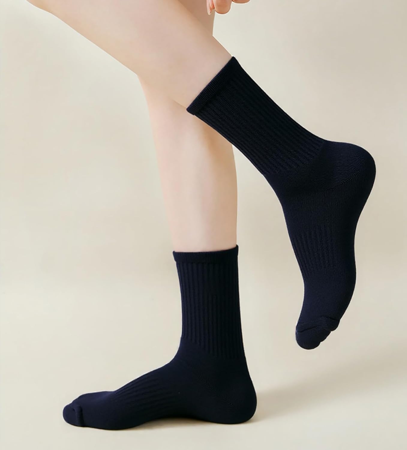 10/20 Pairs Crew Athletic Socks for Women Moisture Wicking Cushion Crew Socks for Sport Running Traveling - Image 2