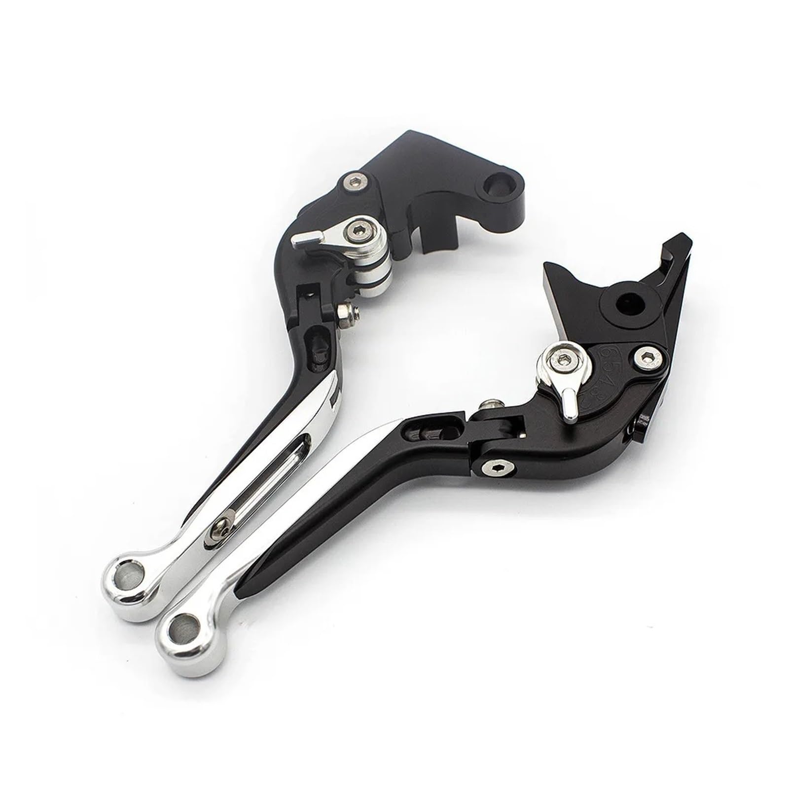 Pbsuem C Silver Motorcycle Lever Blades For Hornet For Cb600f For Cbf600 Cbf 600 Cb 600F Cb 600 F 2007-2013 Cnc Motorcycle Folding Extendable Brake Clutch Lever Brake Clutch Levers(C Silver)