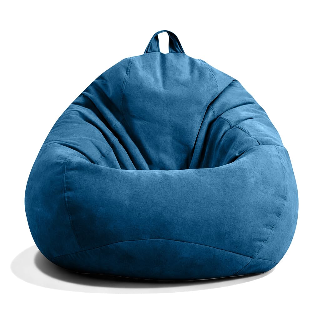Poufs de jeu XL géants CEWROM bleu foncé 100x120 cm pour adulte